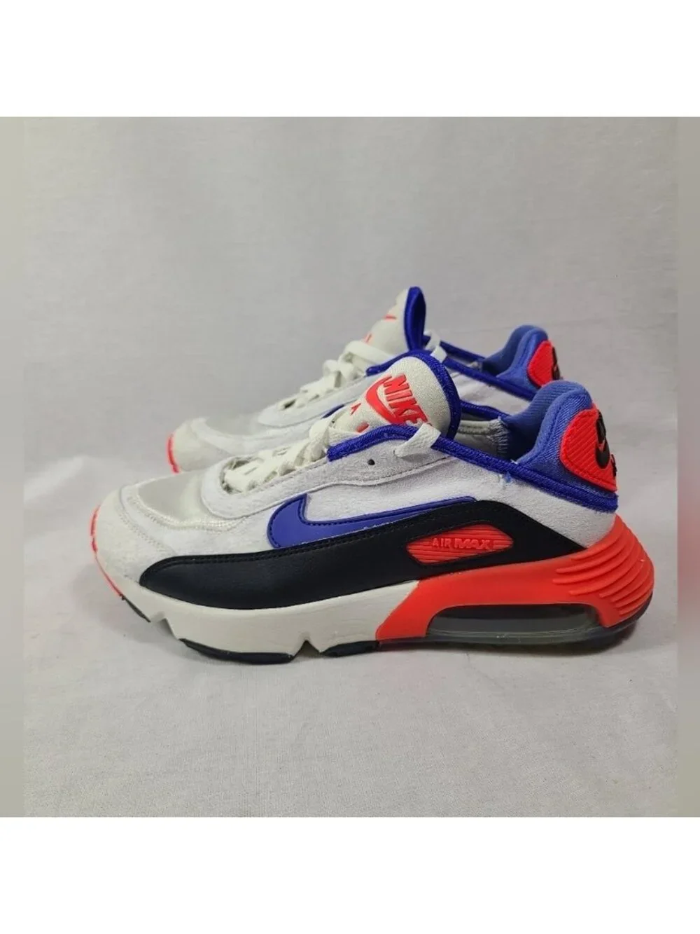Nike Air Max 2090 EOI Summit White/Racer Blue size 5.5 youth